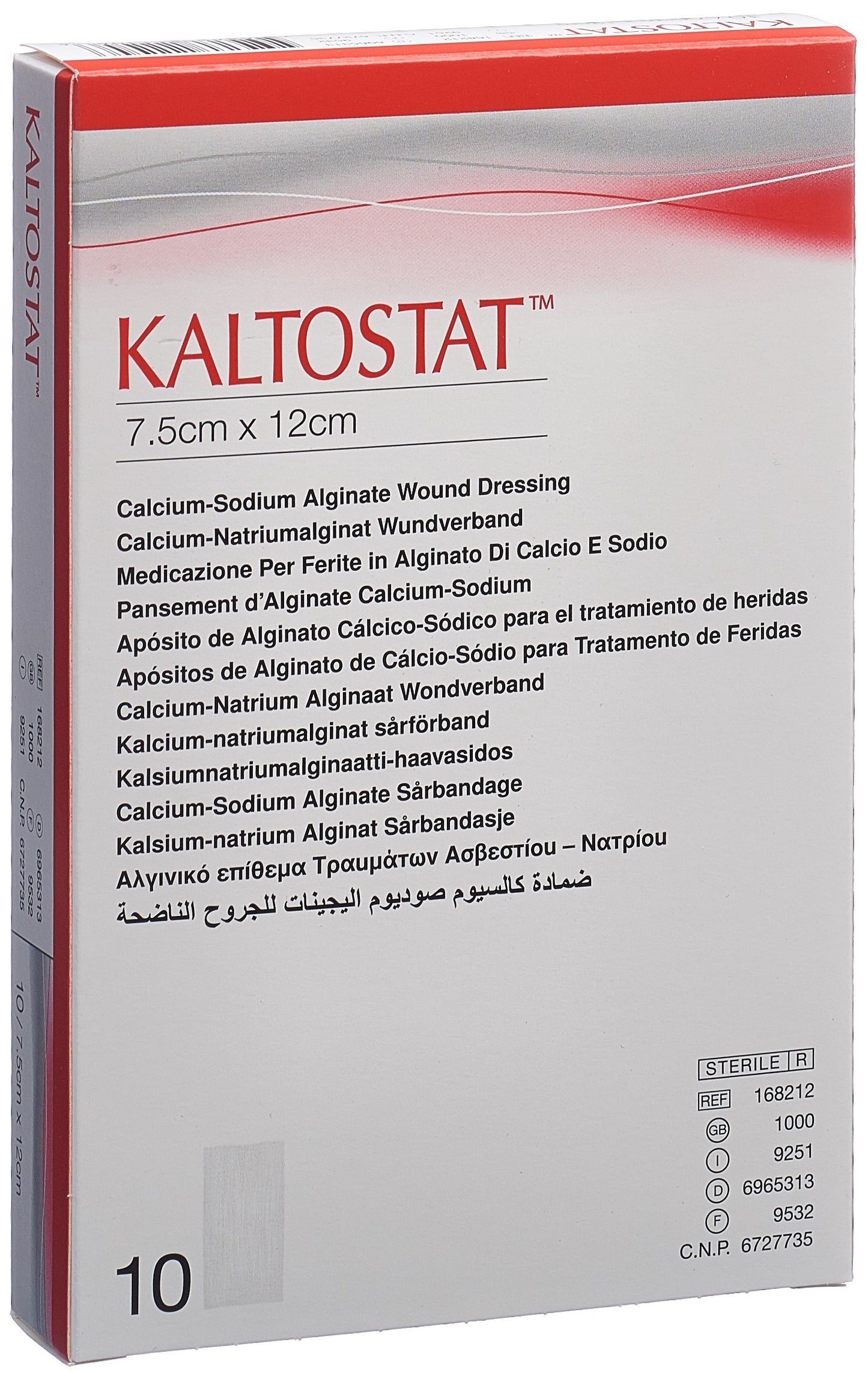KALTOSTAT Kompressen 7.5x12cm steril