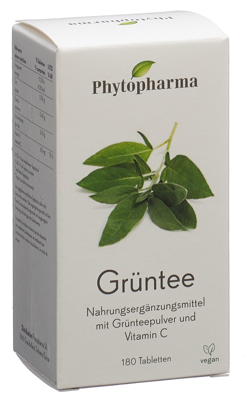 PHYTOPHARMA Grüntee Tabl