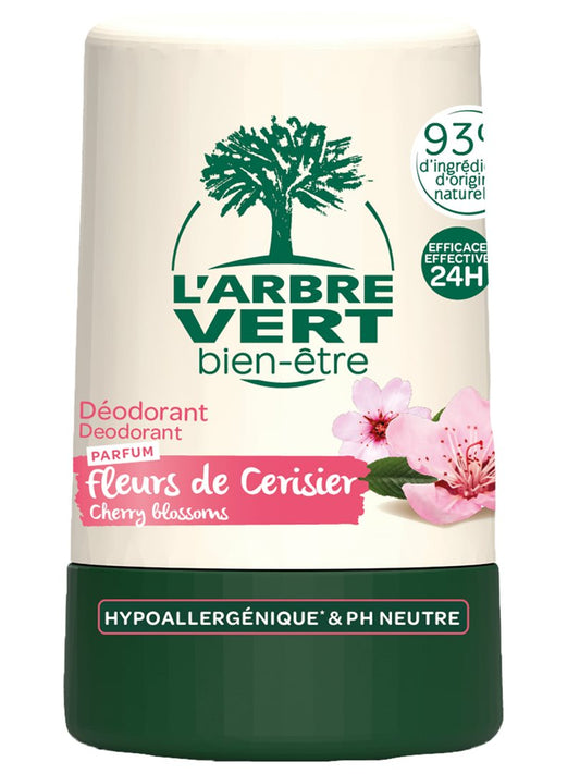 L'ARBRE VERT Öko Deo Roll-on Kirschbl Ham FR