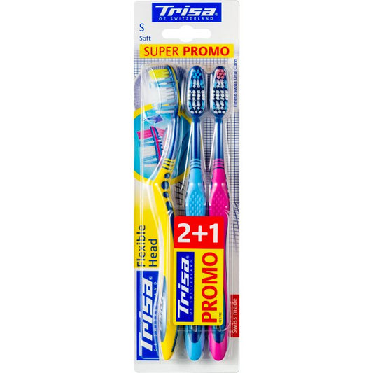 TRISA Flexible Head Zahnbürste Trio soft