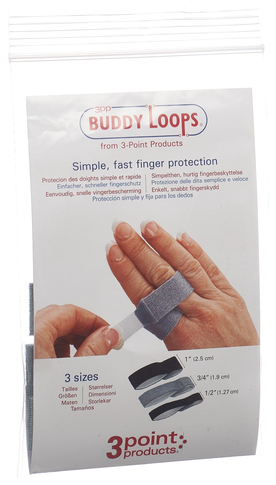 3PP Buddy Loops 3/4 1.90cm breit grau