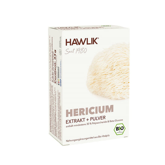 HAWLIK Hericium Extrakt + Pulver Kaps