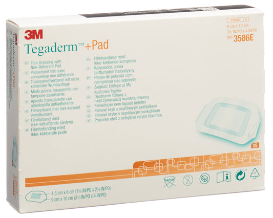 3M TEGADERM+PAD 9x10cm Wundk 4.5x6cm (n)