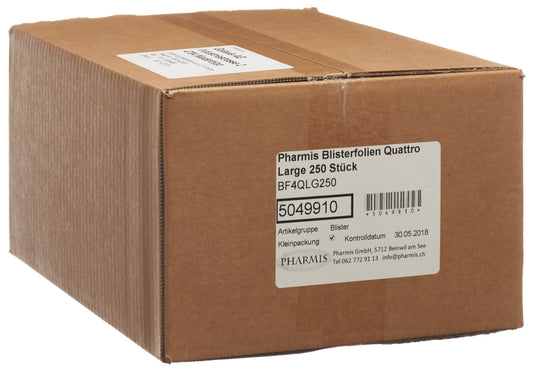 PHARMIS Blisterfolien Quattro Large