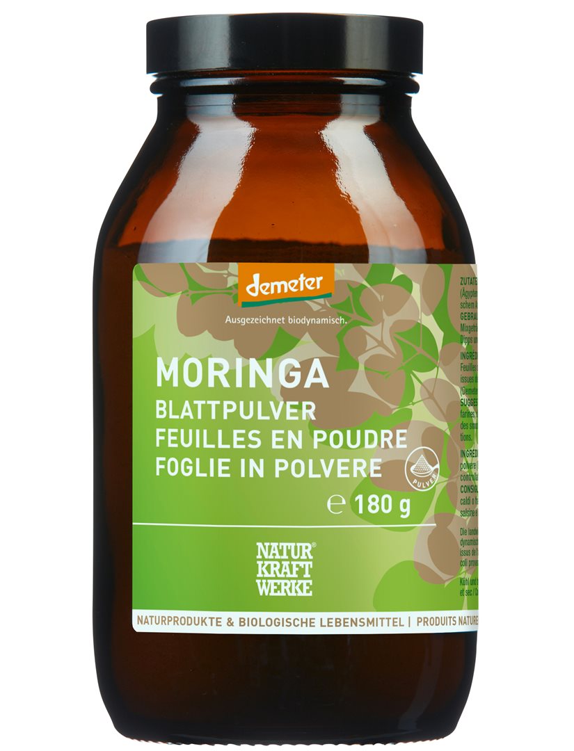 NATURKRAFTWERKE Moringa Blattpulver Demeter