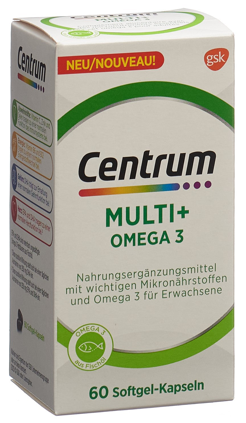 CENTRUM MULTI PLUS OMEGA3