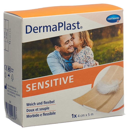 DERMAPLAST SENSITIVE Schnellverb 4cmx5m hf