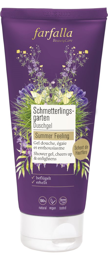 FARFALLA Duschgel Schmetterlingsgarten