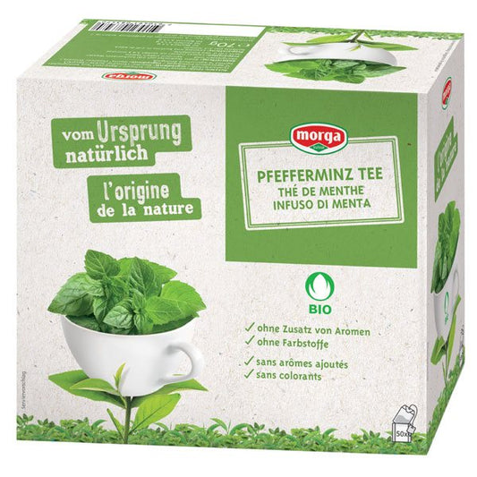 MORGA Pfefferminz Tee m/H Bio Knospe