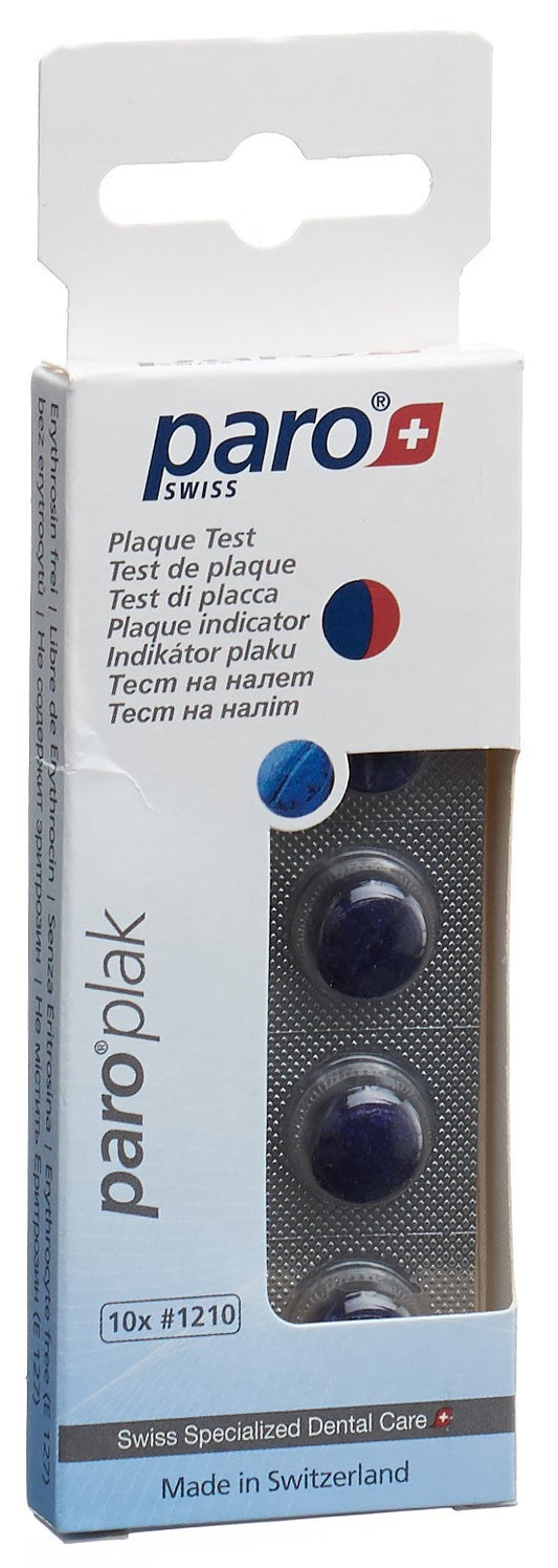 PARO PLAK 2-Farben Tabletten rot/blau