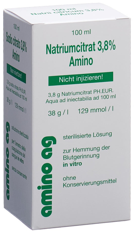 NATRIUMCITRAT Amino Lös 3.8 %