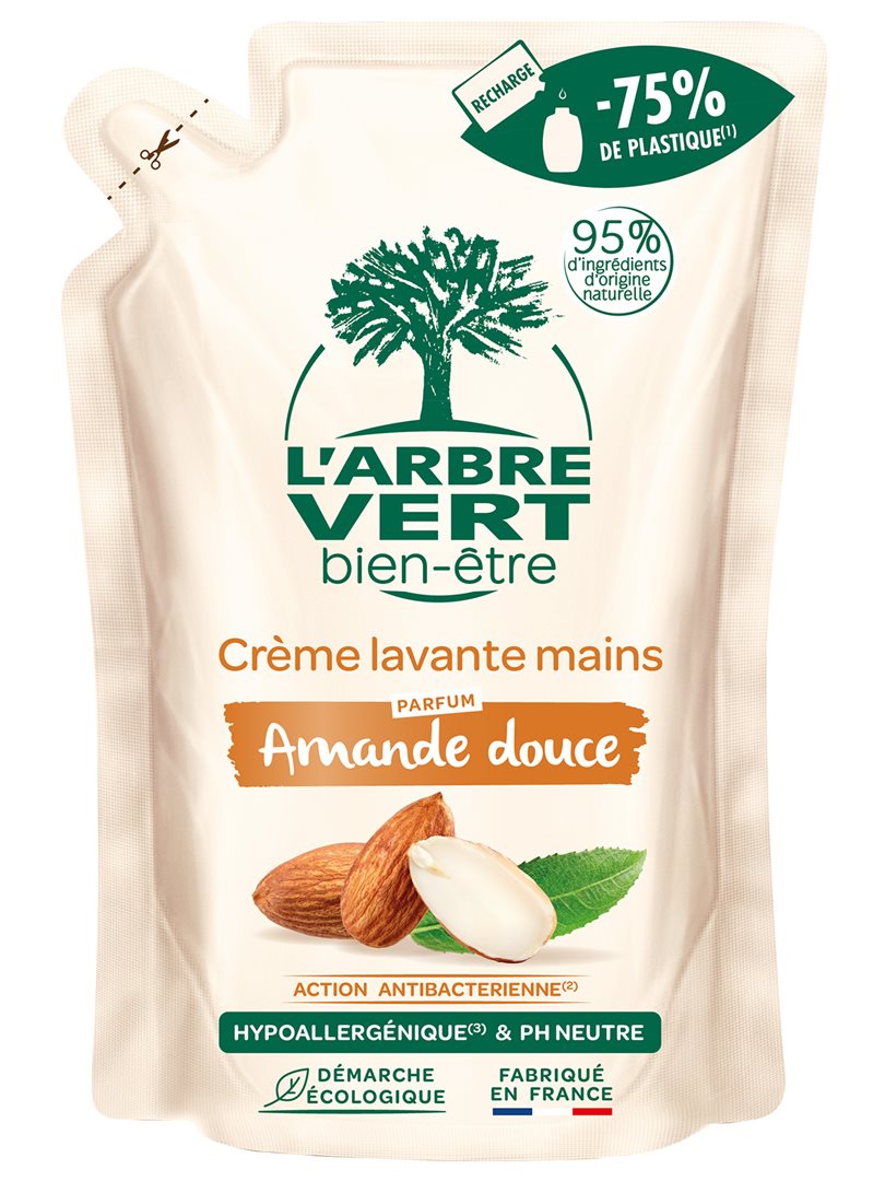 L'ARBRE VERT Öko Ref Handseife Bio Mand Fr