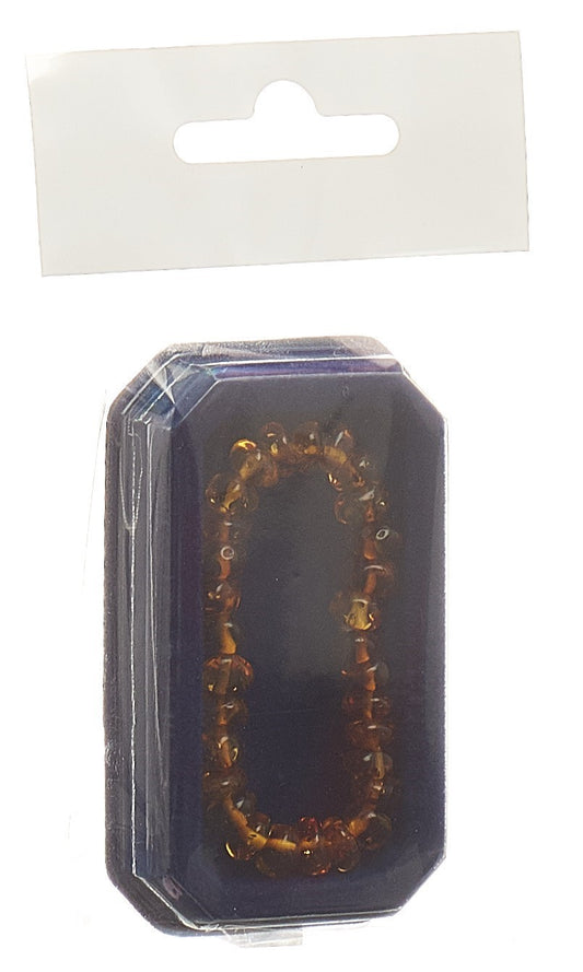 AMBERSTYLE Bernstein Armkette 13cm cognac