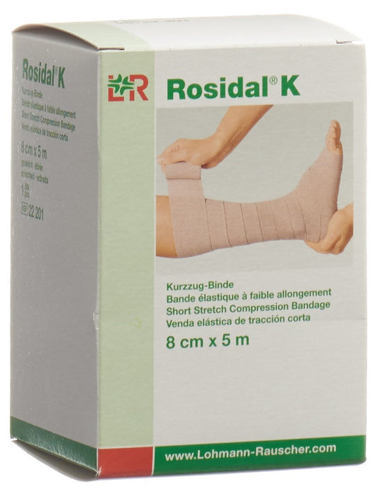 ROSIDAL K Kurzzug-Binde 8cmx5m