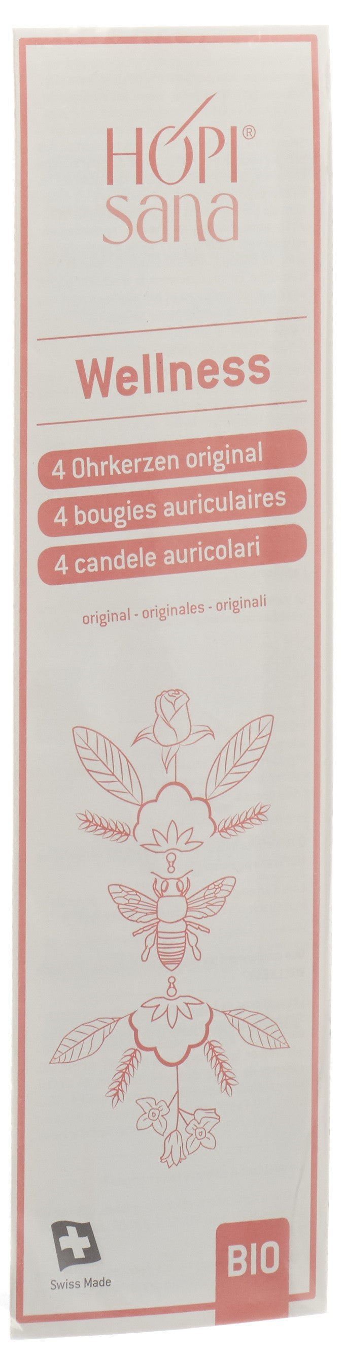 HOPISANA Ohrenkerzen rosa Wellness
