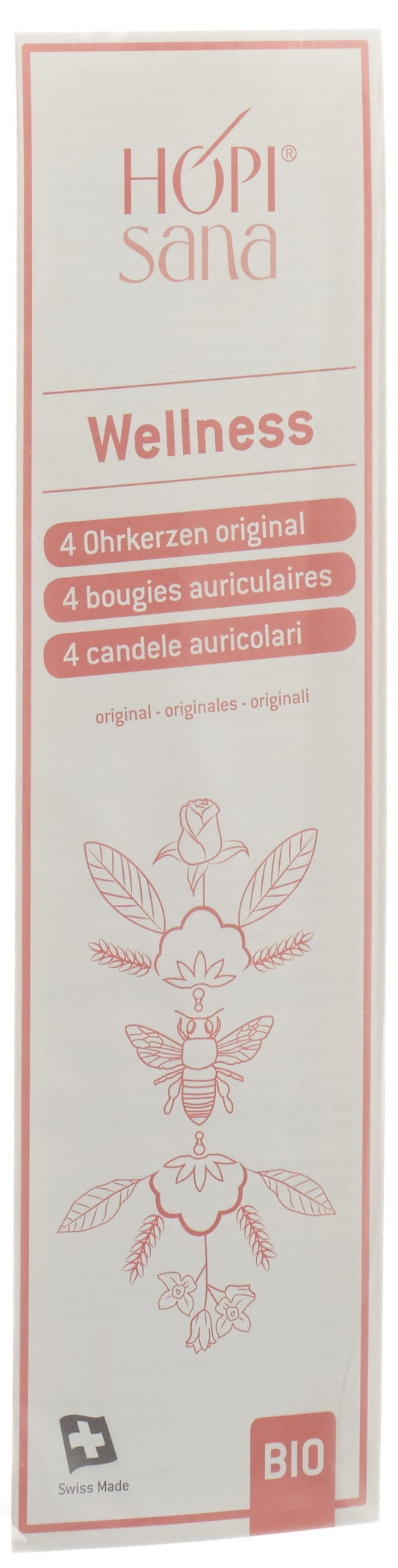 HOPISANA Ohrenkerzen rosa Wellness