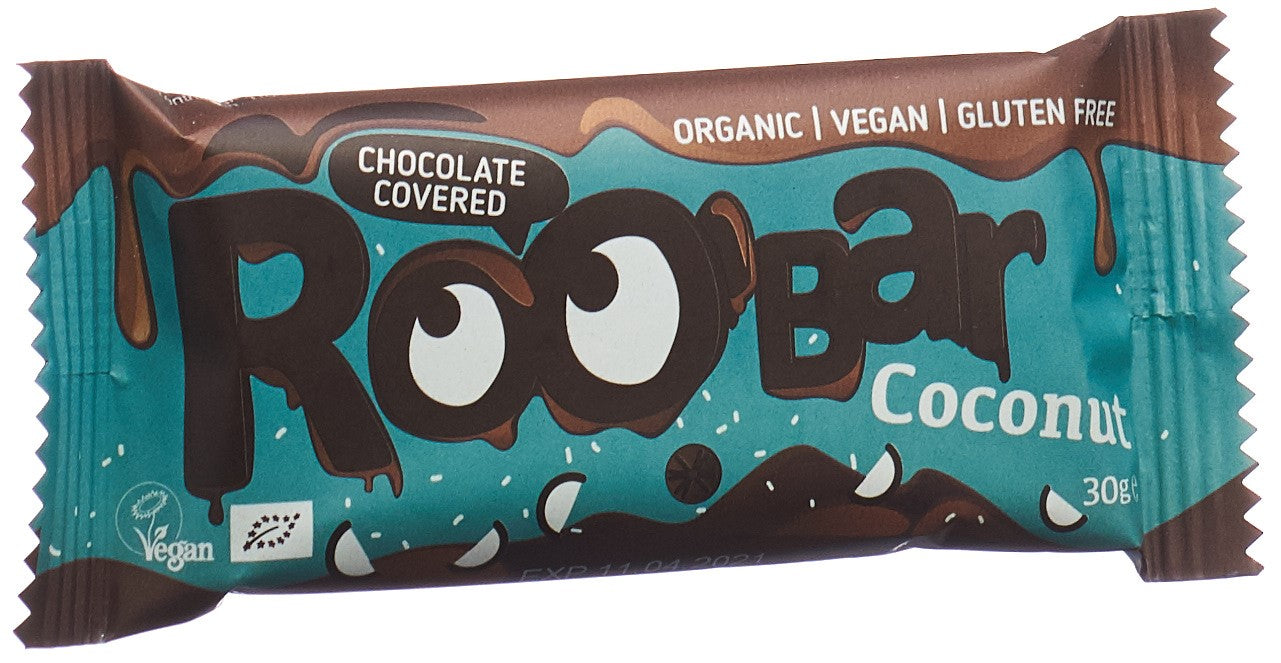 ROOBAR Schokoriegel mit Kokos