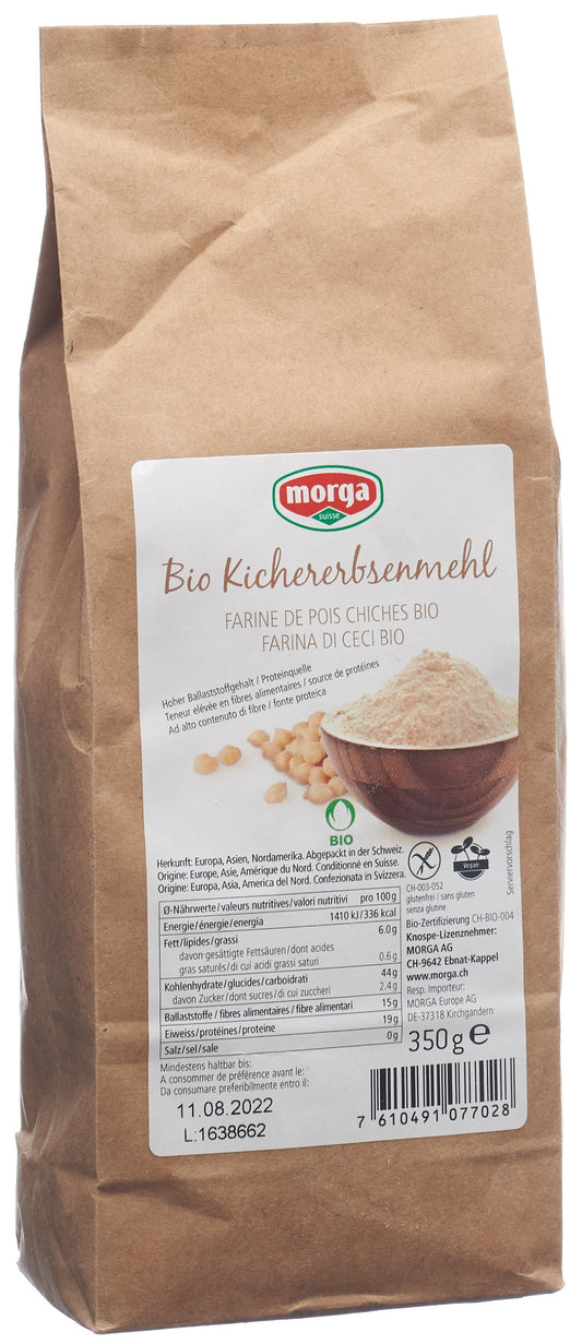 MORGA Kichererbsenmehl glutenfrei Bio Knospe