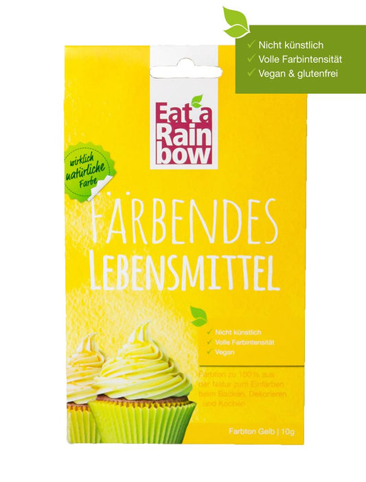 EAT A RAINBOW Färbendes Lebensmittel gelb