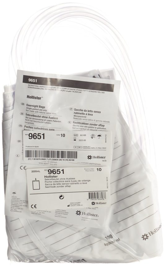 HOLLISTER Bettbeutel 2l 120cm unsteril