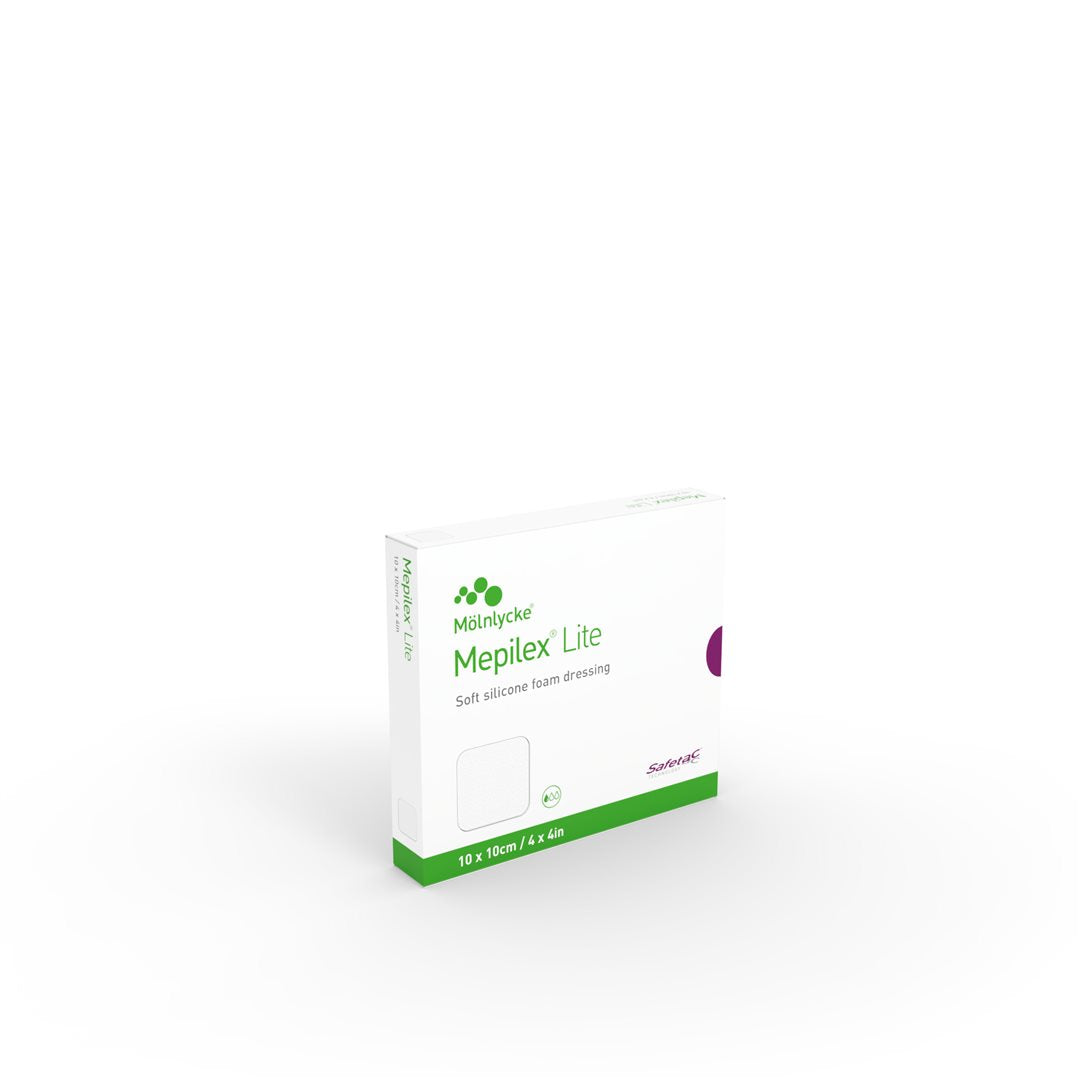 MEPILEX Lite Absorptionsverb 10x10cm Silik