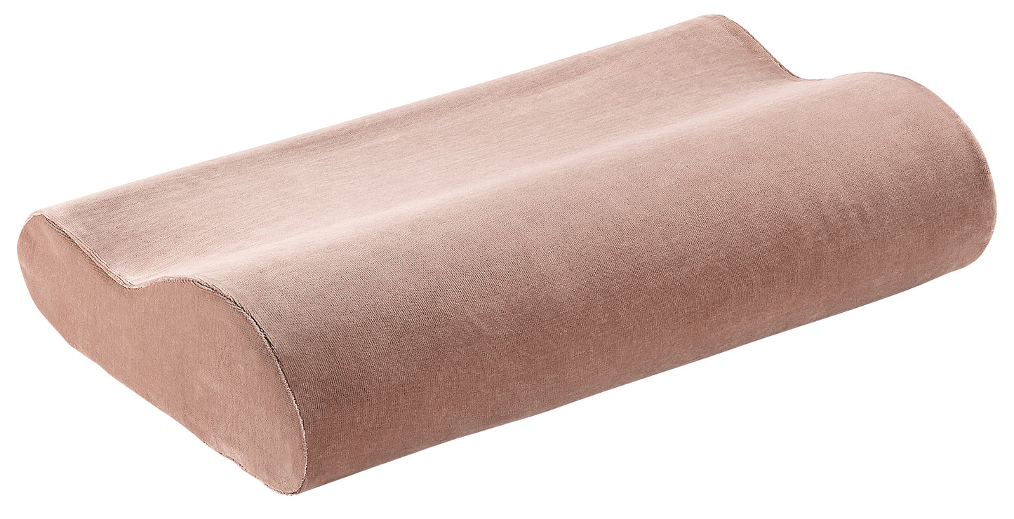 ELSA Nackenkissen 50x11cm Veloursbezug sand