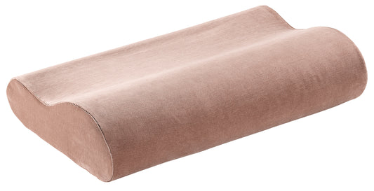 ELSA Nackenkissen 50x11cm Veloursbezug sand