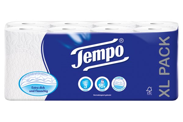 TEMPO Toilettenpapier Classic 3lag 160Blatt