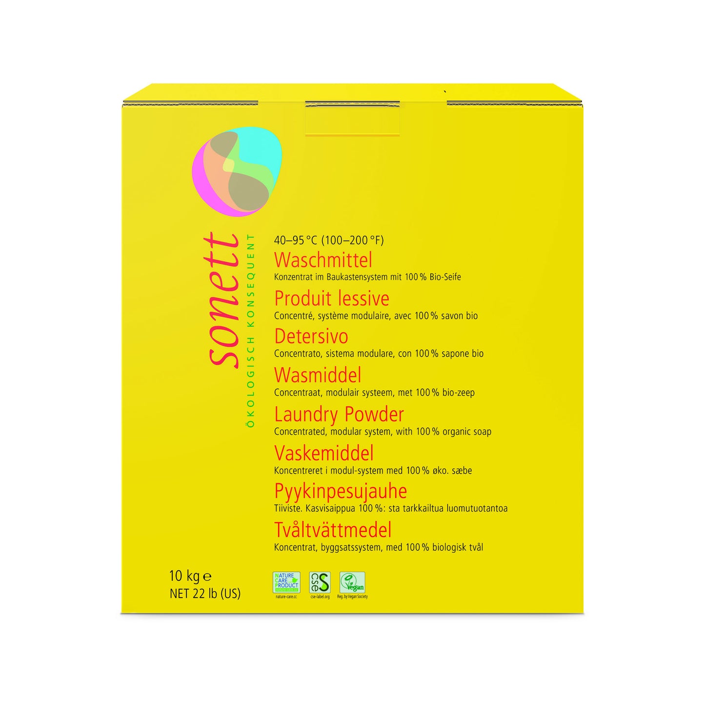 SONETT Waschmittel 40° 60° 95°C Pulver