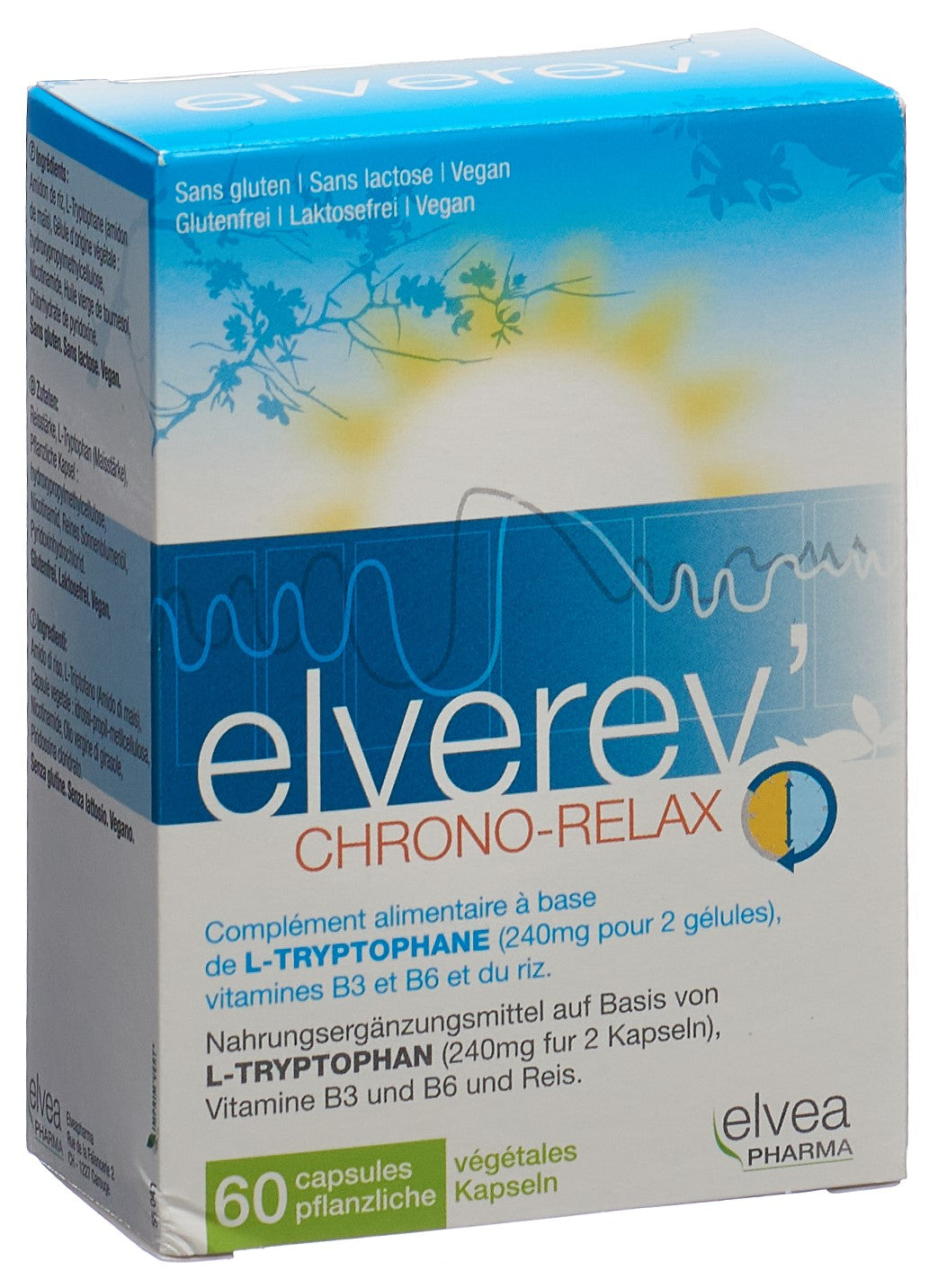 ELVEREV' Chrono-Relax L-Tryptophan Kaps