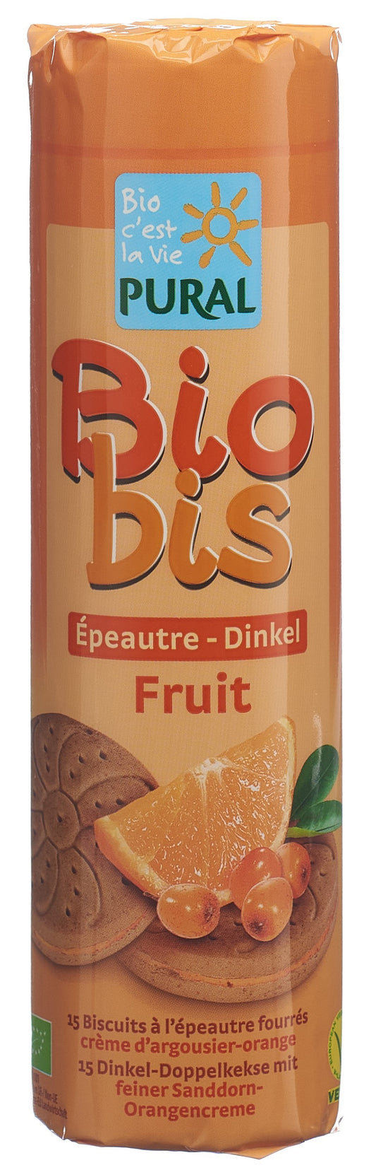 PURAL Bio Bis Dinkel Sanddorn Orange