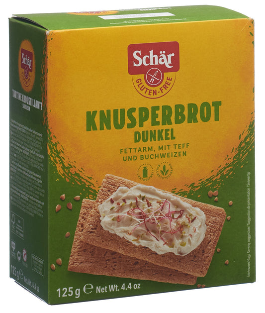 SCHÄR Knusperbrot dunkel glutenfrei