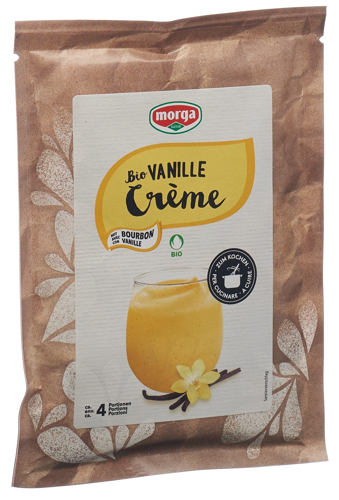 MORGA BIO Creme Plv Vanille Curcuma