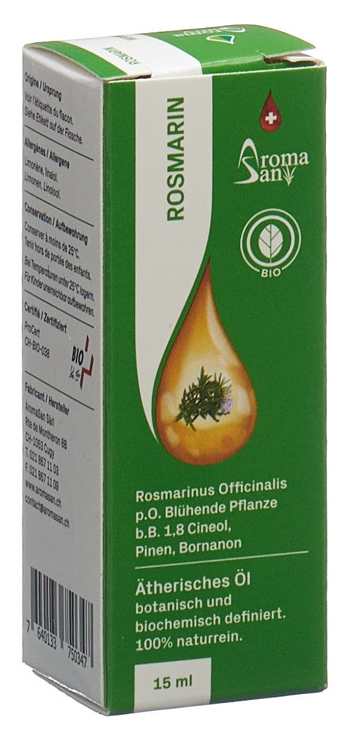AROMASAN Rosmarin Äth/Öl 1.8 cin Schacht Bio