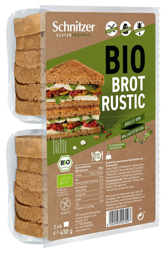 SCHNITZER Bio Toastbrot Rustic