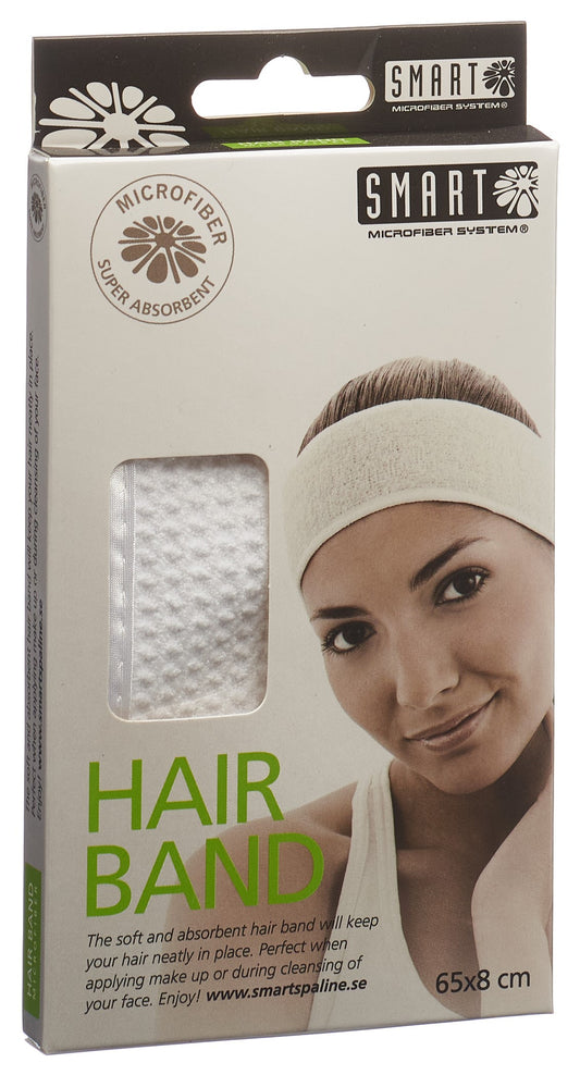 SMART MICROFIBER SYS Hair Band white