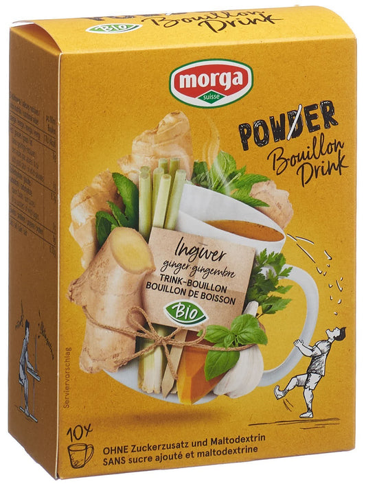 MORGA PowerPowder BouillonDri Ingw Bio
