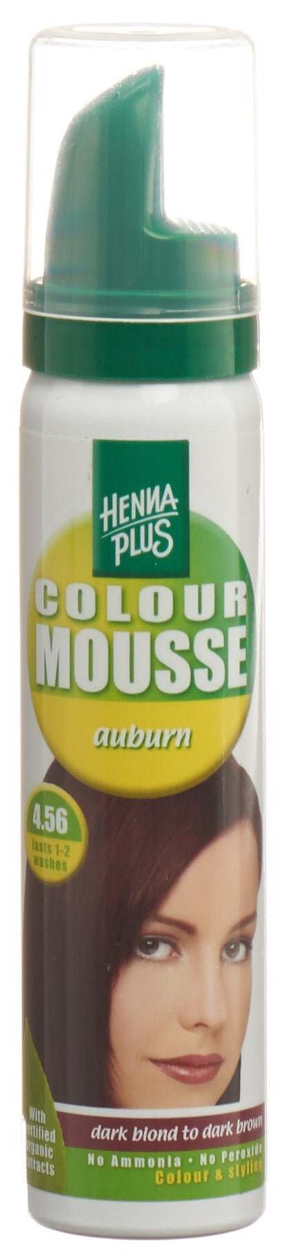 HENNA PLUS Colour Mousse Auburn 4.56