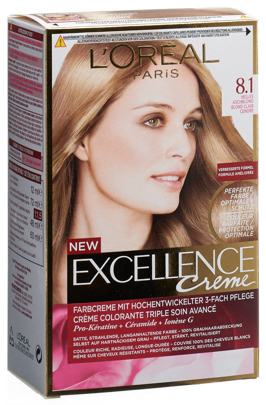 EXCELLENCE Creme Triple Prot 8.1 helles aschblond