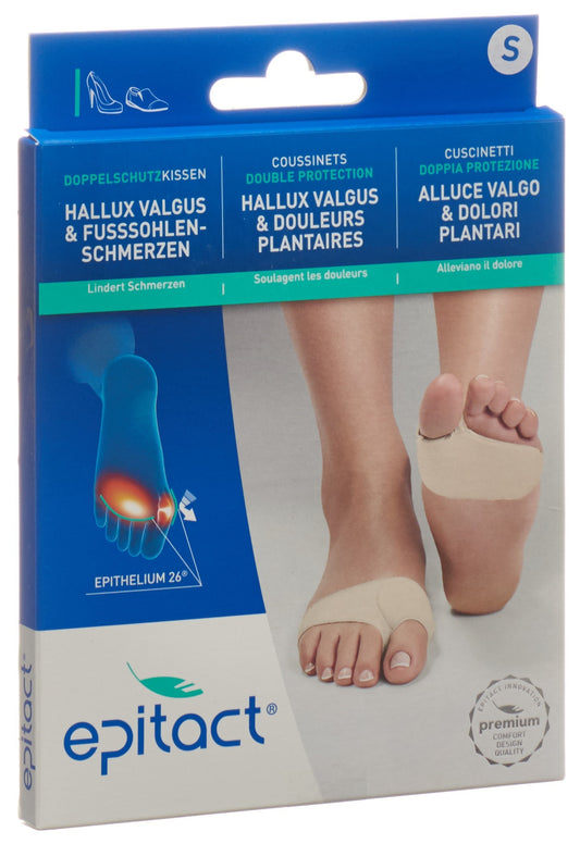 EPITACT Fusskissen Doppelschutz S < 24cm