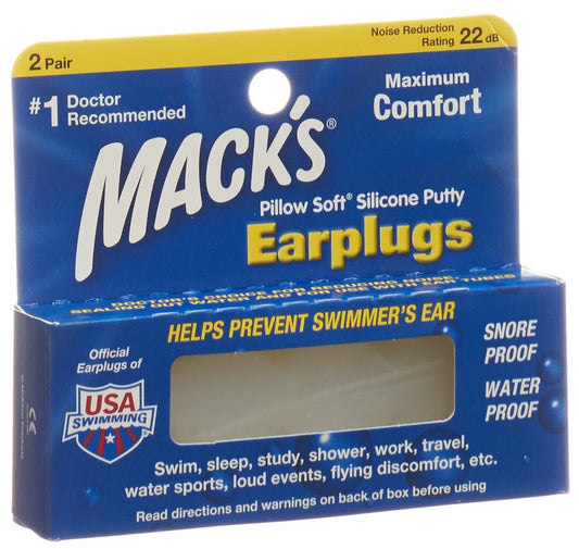 MACKS Earplugs transparent