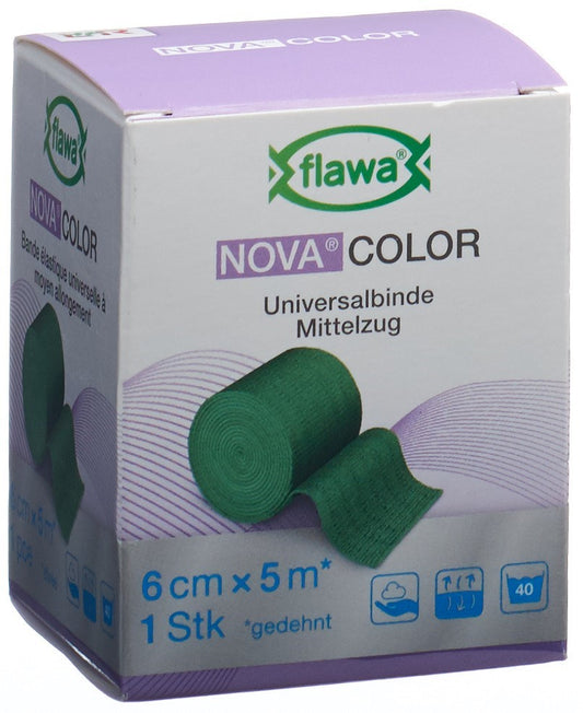 FLAWA NOVA COLOR Idealbinde 6cmx5m grün