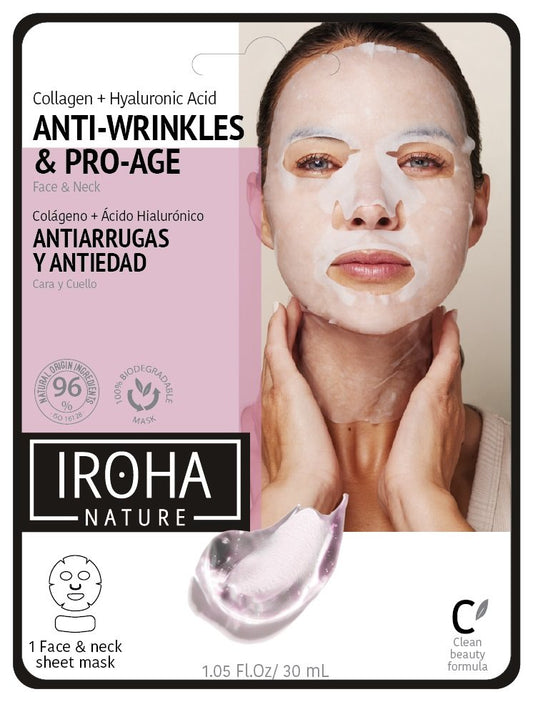 IROHA Cotton Face&Neck Mask A Age