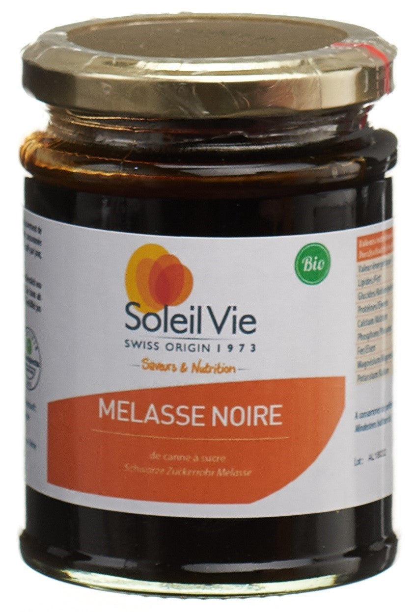 SOLEIL VIE Schwarze Melasse Rohrzucker Bio