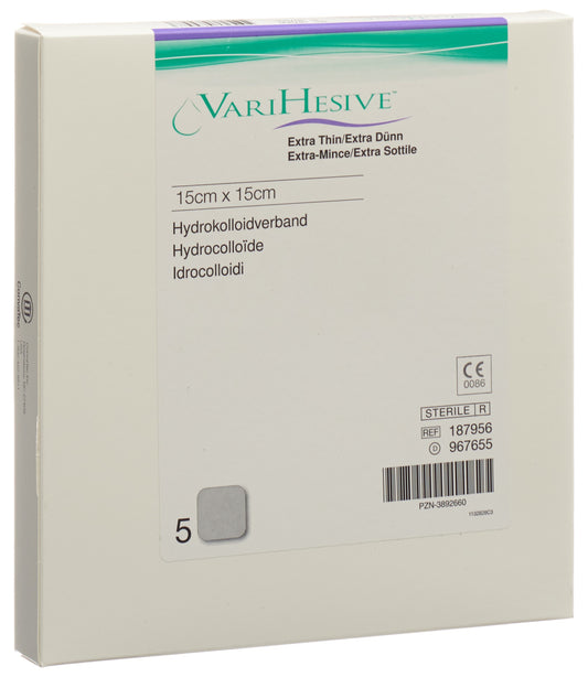 VARIHESIVE Verband 15x15cm extra dünn