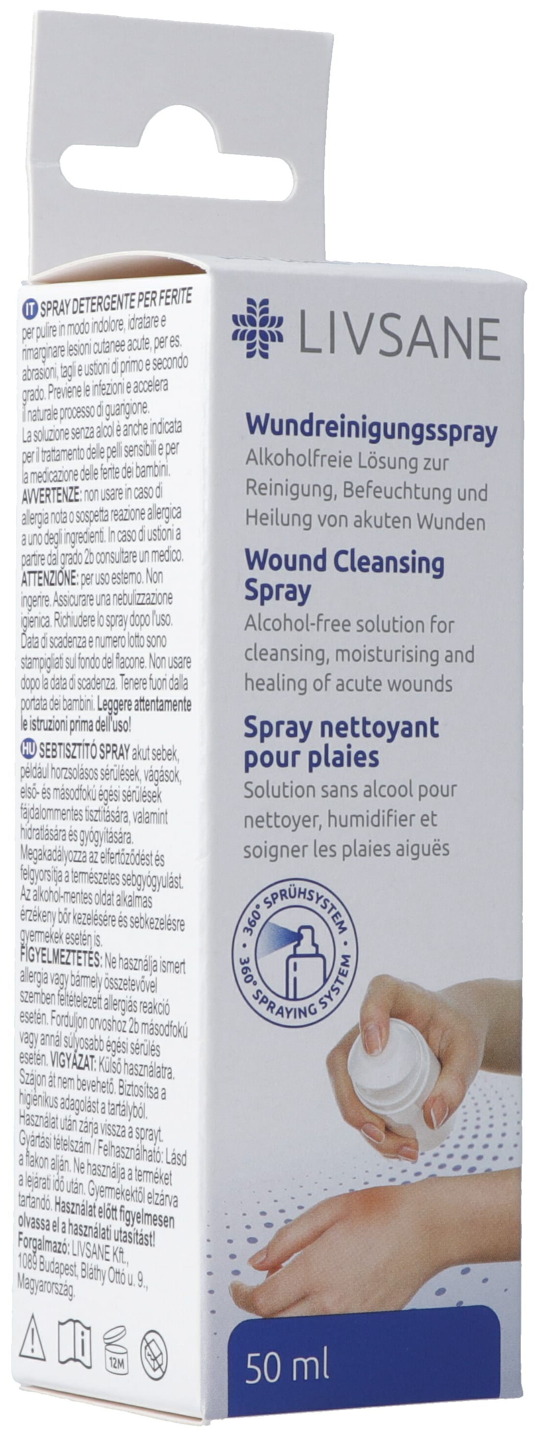 LIVSANE Wundreinigungsspray