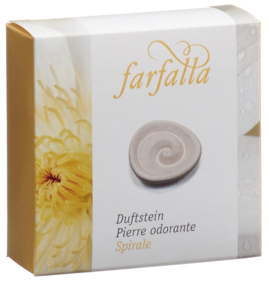 FARFALLA Duftstein Spirale Unterseite glasiert