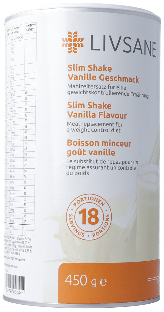 LIVSANE Slim Shake Vanille Geschmack