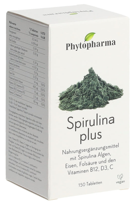 PHYTOPHARMA Spirulina plus Tabl
