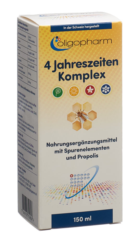 OLIGOPHARM Sirup 4 Jahreszeit mit Propolis